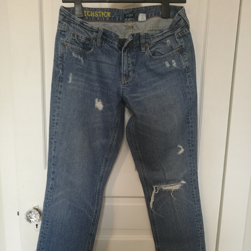 J.Crew Matchstick Distressed Denim Jeans